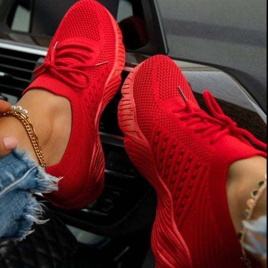 Velena Damskie Sneakersy Siateczkowe Buty Sportowe - Pootivo