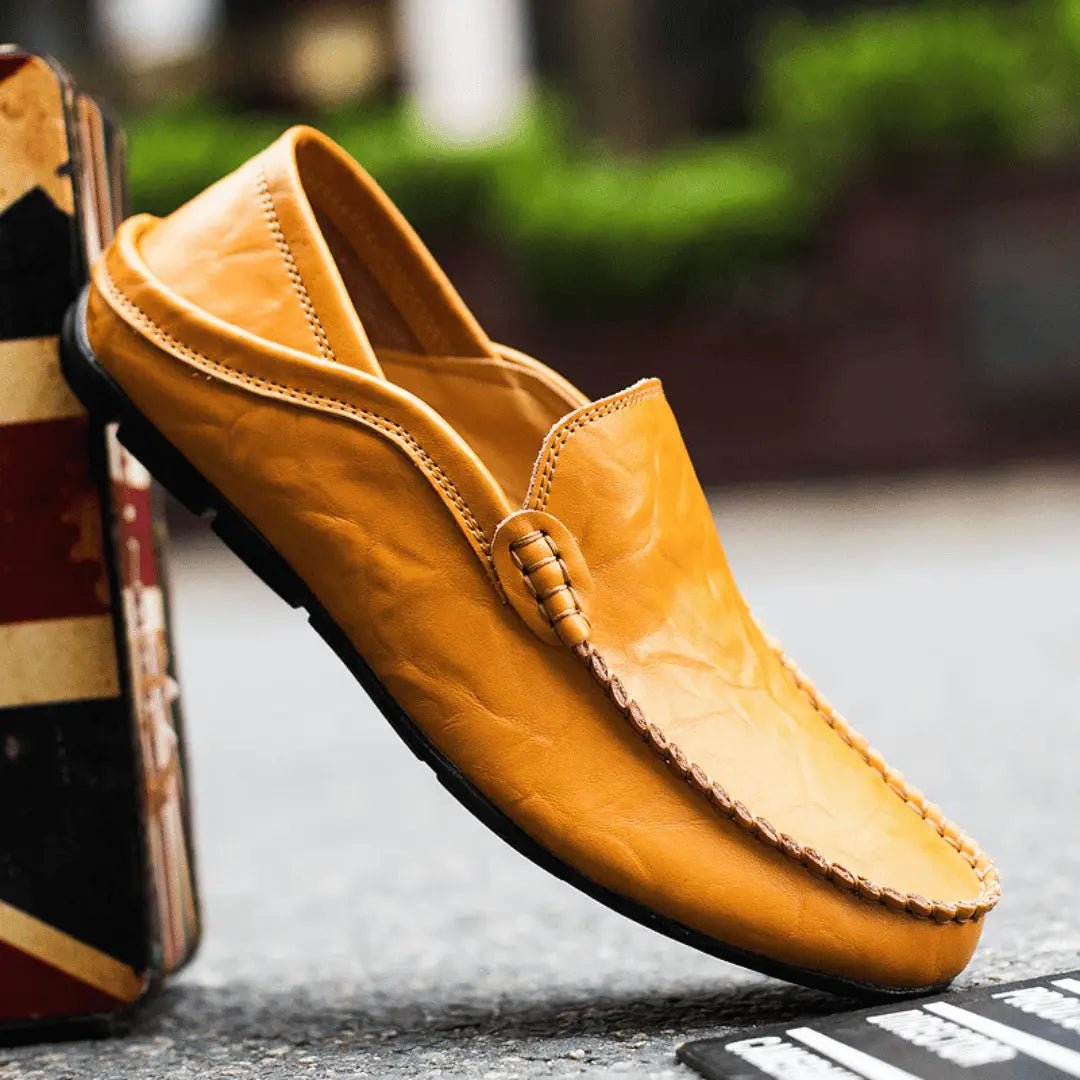 Veltro | Mokasyny Skórzane Męskie – Eleganckie Wsuwane Loafersy - Pootivo