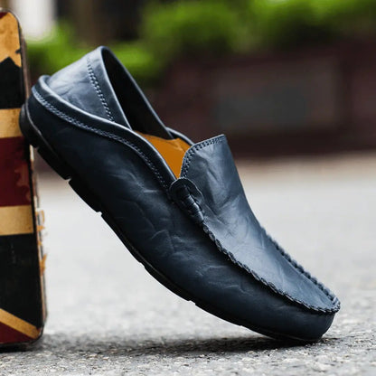 Veltro | Mokasyny Skórzane Męskie – Eleganckie Wsuwane Loafersy - Pootivo