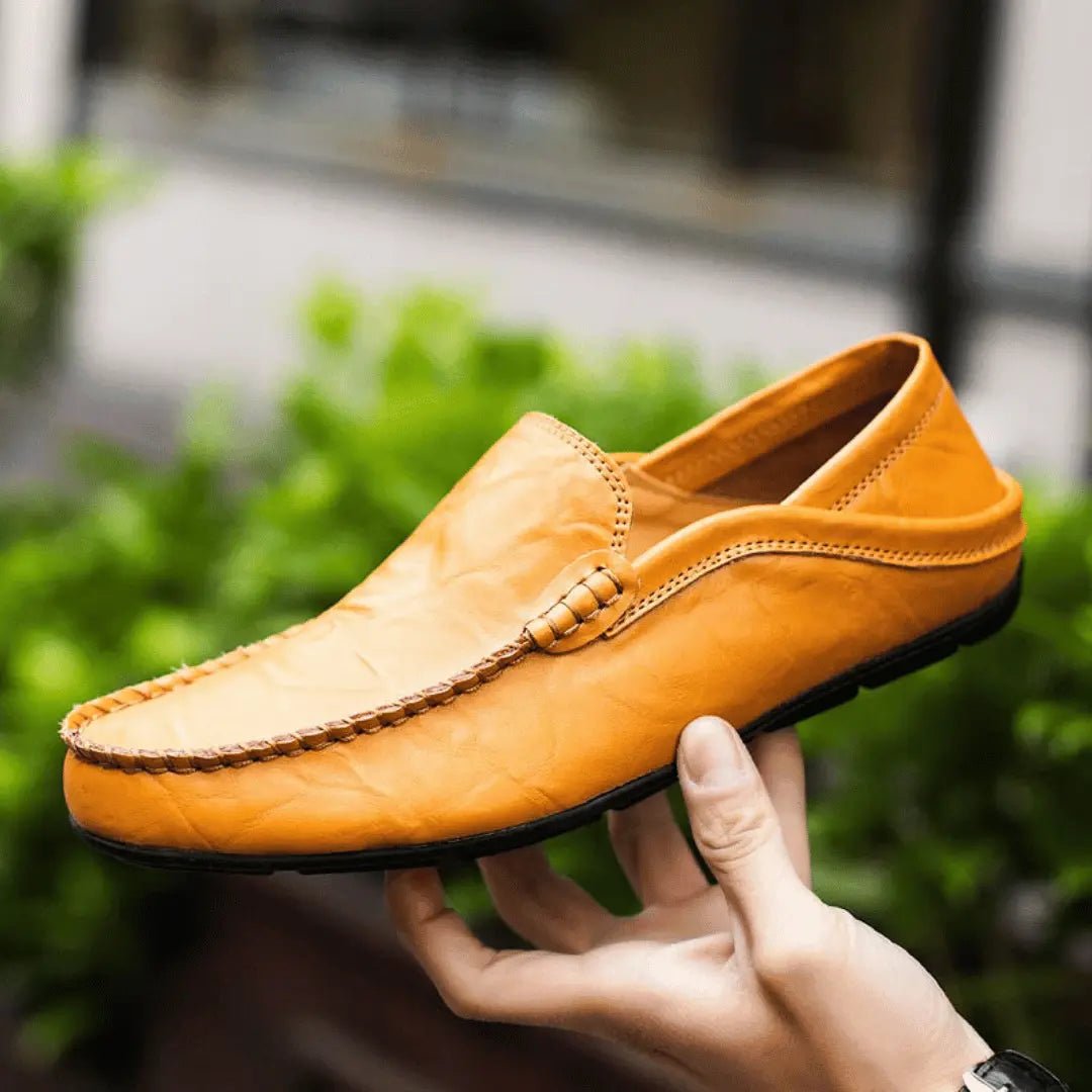 Veltro | Mokasyny Skórzane Męskie – Eleganckie Wsuwane Loafersy - Pootivo