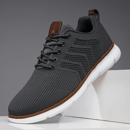 Wojciech | Lekkie Dzianinowe Sneakersy Męskie - Pootivo