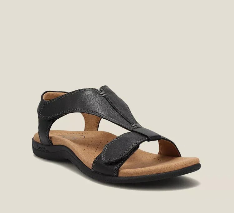 Zarèa Sandały Damskie Płaskie z Rzepami – Eleganckie Letnie Buty z Miękką Wkładką - Pootivo