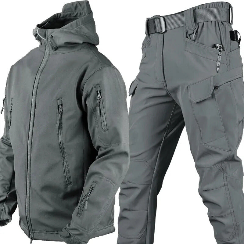Wiktor | Ocieplany Wiatroodporny Komplet Softshell