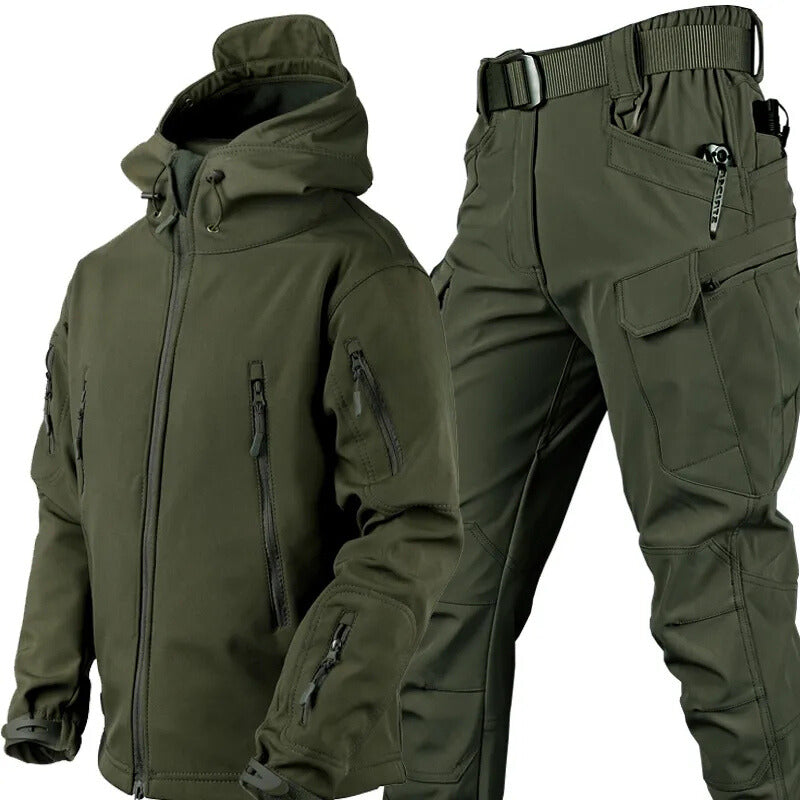 Wiktor | Ocieplany Wiatroodporny Komplet Softshell