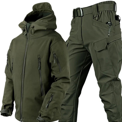 Wiktor | Ocieplany Wiatroodporny Komplet Softshell